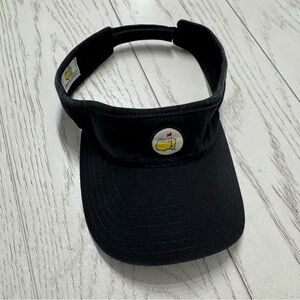 Masters Black Visor Hat
